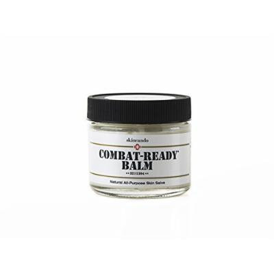 Combat Ready Skin Balm 2oz by Skincando - All Natural - Intensive Moisturizer - Skin Cream - Organic ingredients - Apricot Kernel Oil - Grapefruit Seed Extract - Black Spruce - Black Tea Moisturizer