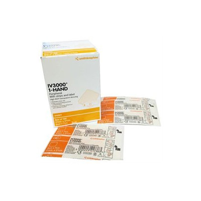 Smith & Nephew IV3000 Transparent Dressings 2-3/8 x2-3/4, Box of 100
