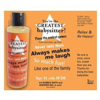 Not Soap Radio Say It with Suds Greeting Message Shower Gel - Babysitter