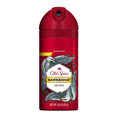 Old Spice Wild Collection Hawkridge Scent Men's Body Spray 4 Oz