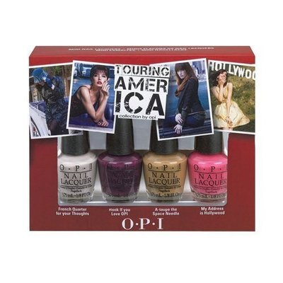 OPI Touring America Minis, 4 - 0.125 oz