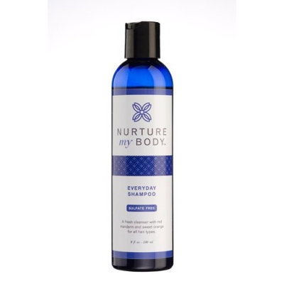 Organic Everyday Shampoo by Nurture My Body - 100% Organic - SLS Free - For All Hair Types - Color Safe - Satisfaction GUARANTEED!