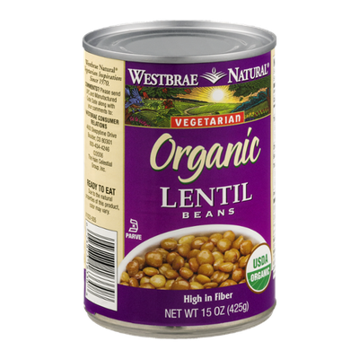 Westbrae Natural Vegetarian Organic Lentil Beans