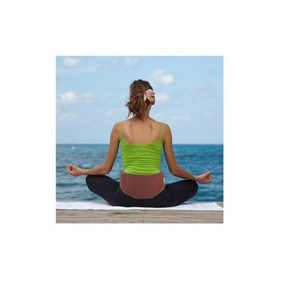 Relaxso LBWNBP Back Therapy Lumbar Wrap#44; Natural Bamboo Cranberry
