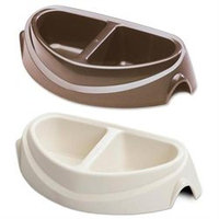 DOSKOCIL Large Double Diner Heavy-Weight Microban Pet Dish