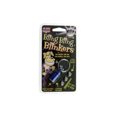 Petsport USA Inc Blue & White LED Bling Bling Blinkers