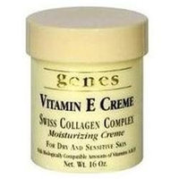 Genes Vitamin E Creme Swiss Collagen Complex (16 oz)