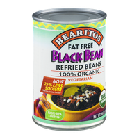 Bearitos Black Bean Refried Beans Fat Free