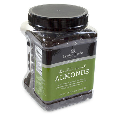 Lyndon Reede Dark Chocolate-Covered Almonds, 45-Oz Tub