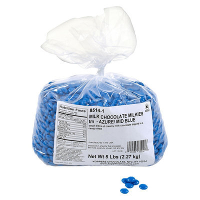 Milkies Milk Chocolates, 5 Lb, Royal Blue