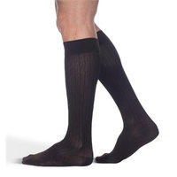 Sigvaris Business Casual 189CA11 15-20mmHg Mens Business Casual Closed Toe Socks - Brown Size A
