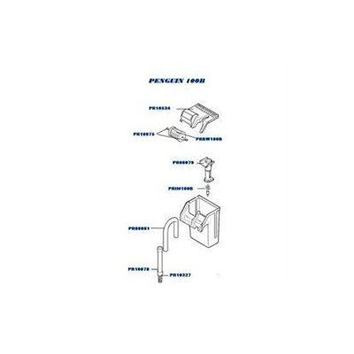 Marineland - Aquaria - AMLPRBW100B Bio Wheel Assembly for Penguin 100B