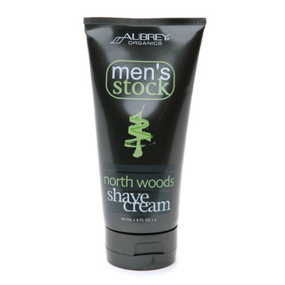 Aubrey Organics Men's Stock North Woods Shave Cream