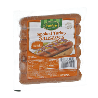 Jennie-O Smoked Turkey Cheddar Sausages