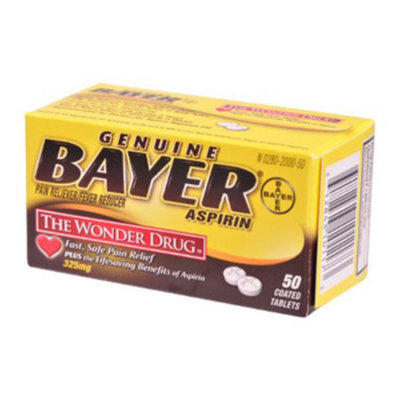 Bayer Aspirin 325 mg - Tablets, 50 ct