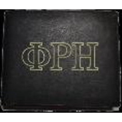 Great Value Phi Iota Alpha Chrome Frame - Phi Iota Alpha Greek Leather Wallet