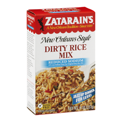 Zatarain's New Orleans Style Dirty Rice Mix Reduced Sodium
