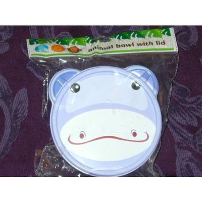 Greenbrier Animal Bowl with Lid Assorted Animals Cat, Dog, Tiger, Monkey, Pig, Hippo