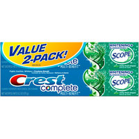 Crest Whitening + Scope Mint Toothpaste x2