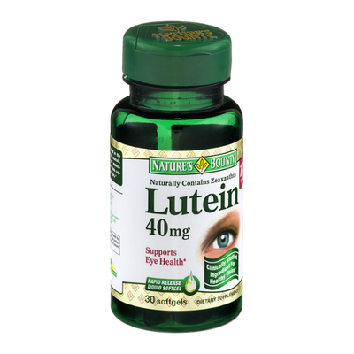 Nature's Bounty Lutein 40 mg Softgels - 30 CT