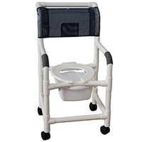 MJM International 118-5-SQ-PAIL Shower Chair 18 in.