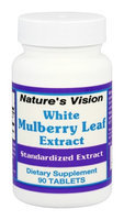Natures Vision Nature's Vision - White Mulberry Leaf Extract 500 mg. - 90 Tablets