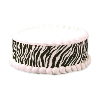 Luck's Lucks Designer Prints, Safari Zebra, 2-1/4 X 10 Inch, 36 Count