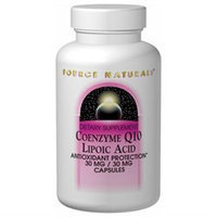 Source Naturals Coenzyme Q10 Lipoic Acid - 30 mg - 60 Capsules