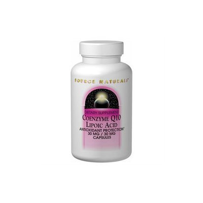 Source Naturals Coenzyme Q10 Lipoic Acid - 30 mg - 60 Capsules