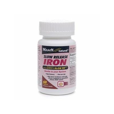 Mason Natural Slow Release Iron, Tablets 60 ea