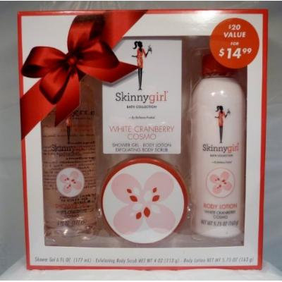 Skinnygirl White Cranberry Cosmo Bath Collection