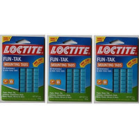 Loctite Home and Office 2-ounce Pack Fun-tak Mounting Putty Tabs--3PACK--