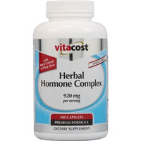 Vitacost Brand Herbal Hormone Complex to Support Women's Health During and Following Menopause* With Black Cohosh, Dong Quai Passion Flower, Red Raspberry, Fenugreek, Licorice, Chamomile, Cramp Bark, Saw Palmetto, Wild yam, Butternut and Kelp - 920 mg per serving - 180 Capsules