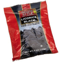 Lucky Country Licorice, Black, 6-Ounce Bags (Pack of 12)