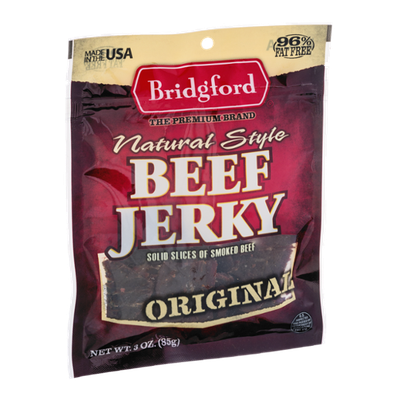 Bridgford Natural Style Beef Jerky Original
