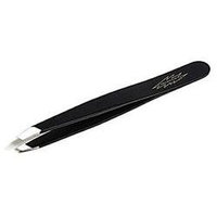 TWEEZERMAN Professional Slant Tweezer BLACK (Model:1230-BP)