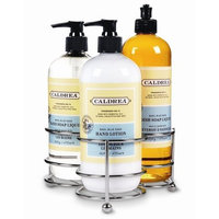 Caldrea Cloverleaf Sinkset, Stainless, Basil Blue Sage, 3 Piece Set