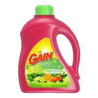 Gain 2X Ultra Gain Liquid Joyful Expressions Mandarin Lime Fusion 48 Load, 100.0-Ounce Bottles (Pack of 4)