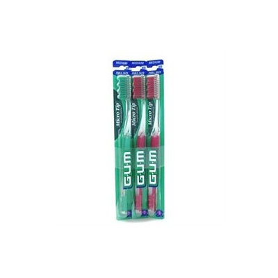 Butler G-u-m Oral Care Gum, Gum Micro Tip Toothbrush Medium, Medium 1 each (Pack of 1)