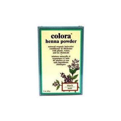 Colora - Henna Powder Natural Organic Hair Color Black - 2 oz.
