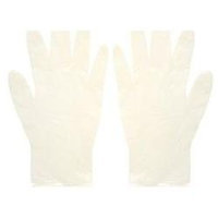 The Safety Zone Lightly Powdered Disposable Latex Gloves Large 1 Pair