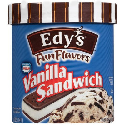Edy's Fun Flavors Vanilla Sandwich