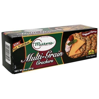 Milton's All Natural Multi-Grain Crackers, 4 10oz trays per box