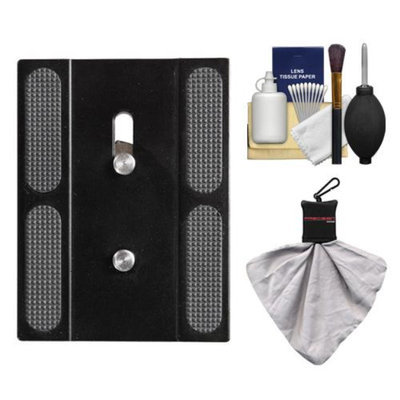 Vanguard Quick Shoe Release Plate QS-61 with Cleaning Accessory Kit for ABH-120, ABH-230, ABH-340 Ball Heads