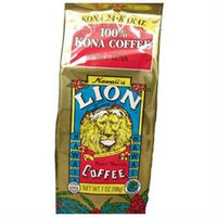 LION 100% Kona 24-Karat Light Medium Roast Whole Bean