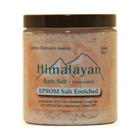 Himalayan Salt 1248228 Bath Salt 40-Pct Epsom Salt Enriched 24 Oz