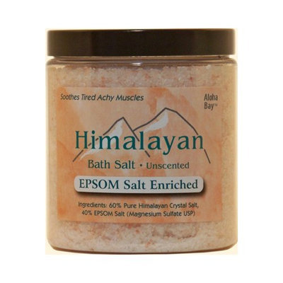 Himalayan Salt 1248228 Bath Salt 40-Pct Epsom Salt Enriched 24 Oz