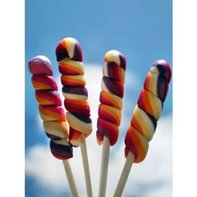 Caring Candies Rainbow Spiralz Lollipops - 4 Pack