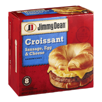 Jimmy Dean® Croissant Sandwiches Sausage, Egg & Cheese