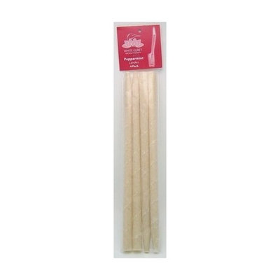 White Egret Inc Ear Candle-4 PK Peppermint - 4 pack - Candle